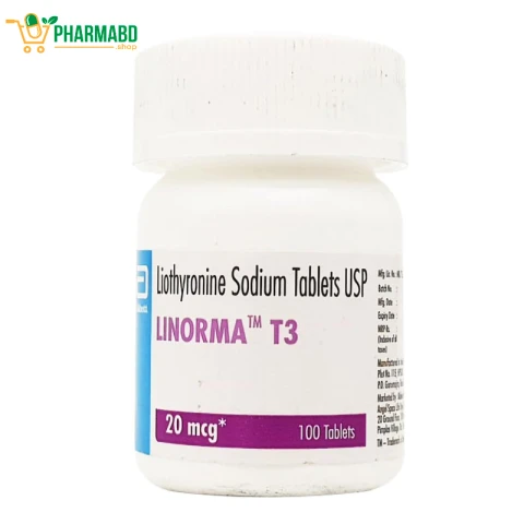 Linorma T3 20 mcg Thyroid Support, 100 Tablets