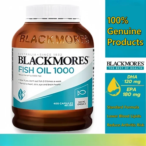 Blackmores Omega 3 Fish Oil Maintains Heart, Skin, Eye & Braind Health 400 Capsules