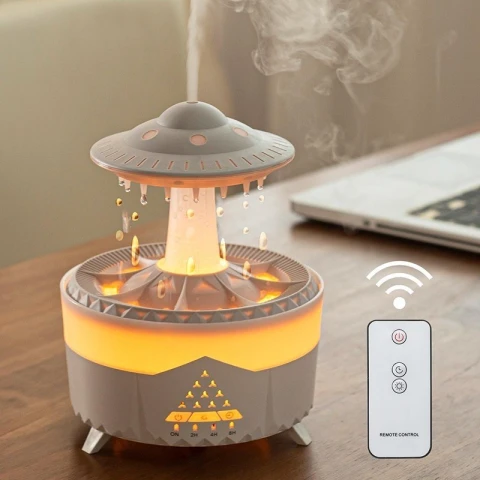 UFO Raindrop Humidifier Water Drop Air USB Aromatherapy