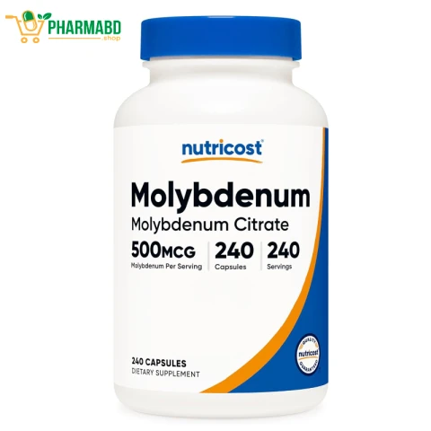 Nutricost Molybdenum Supplement, 500mcg, 240 Capsules