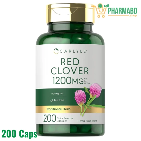Carlyle Red Clover Supplement Trifolium Pratense 200 Capsules