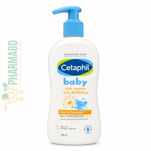 Cetaphil Baby Wash & Shampoo with Organic Calendula 400 ml