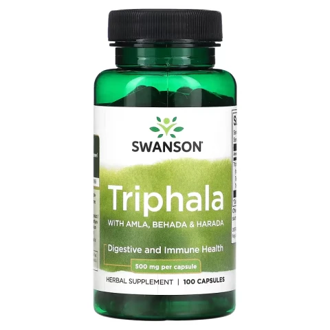 Swanson Triphala with Amla, Behada & Harada, 500 mg, 100 Capsules