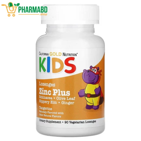 California Gold Nutrition, Zinc Plus For Children, 90 Veg Lozenges