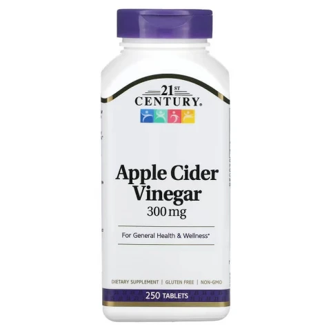 21st Century Apple Cider Vinegar 300 mg, 250 Tablets