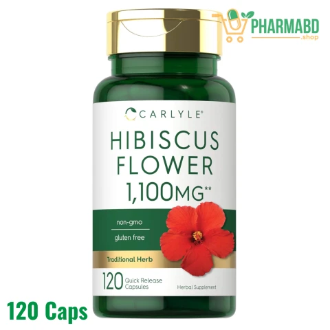 Carlyle Hibiscus Flower Supplement, 120 Capsules