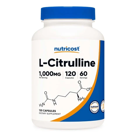 Nutricost L-Citrulline Supplement 1000 mg, 120 Capsules