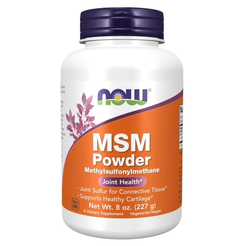 NOW Foods, MSM Powder Supplement, 8 oz, 227 grams