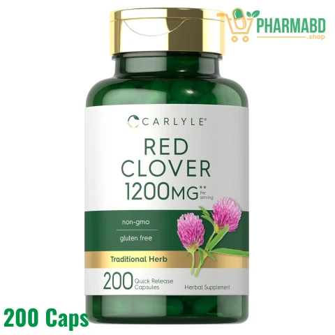 Carlyle Red Clover Supplement Trifolium Pratense 200 Capsules