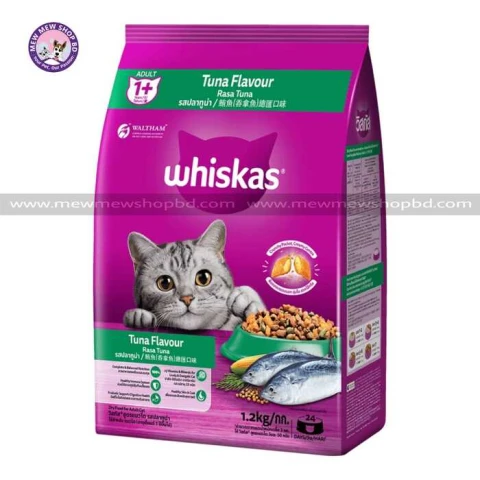 Whiskas Adult Cat Food Tuna Flavor 1.2kg