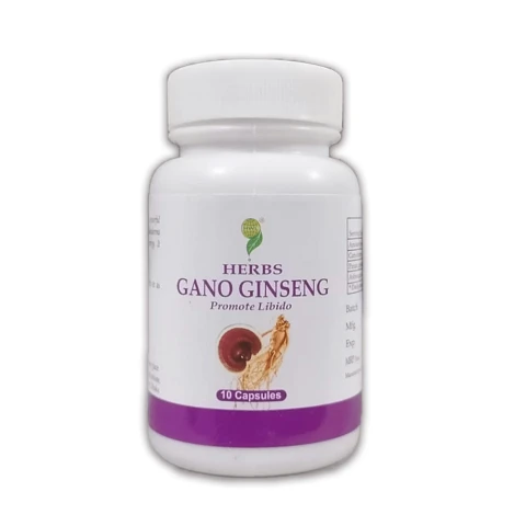 HERBS GANO GINSENG 10 CAPSULES