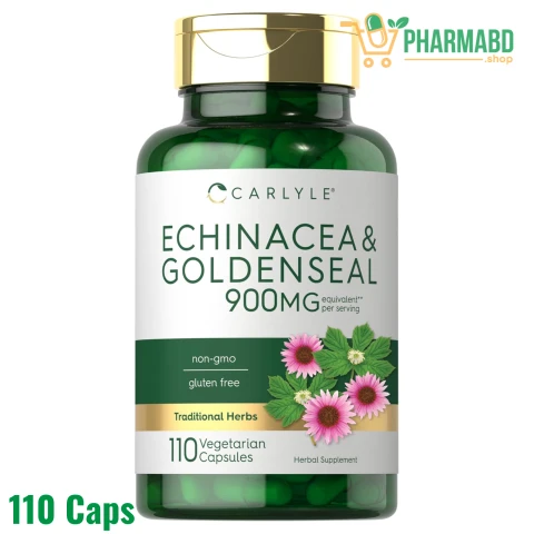 Carlyle Echinacea Goldenseal Supplement, 110 Capsules