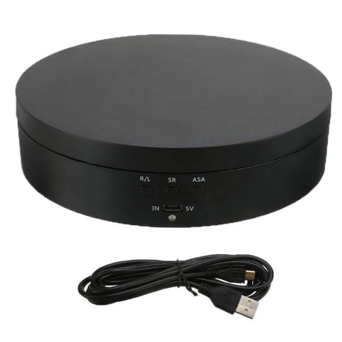 3-Speed Electric Rotating Display Stand 138 MM