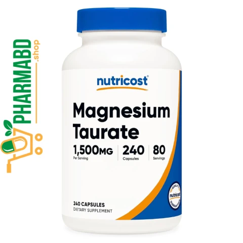 Nutricost, Magnesium Taurate, 240 Capsules