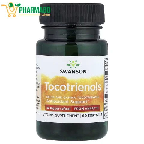 Swanson Tocotrienols Supplement, 50 mg, 60 Softgels