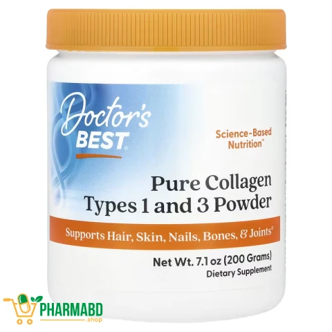 Doctor's Best, Pure Collagen Types 1 and 3 Powder, 7.1 oz, 200 grams