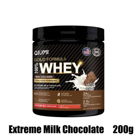 QIUMI Whey Protein Powder Milk Chocolate 200 grams