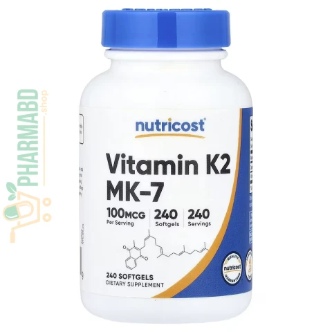 Nutricost Vitamin K2, MK-7 100 mcg 240 Capsules