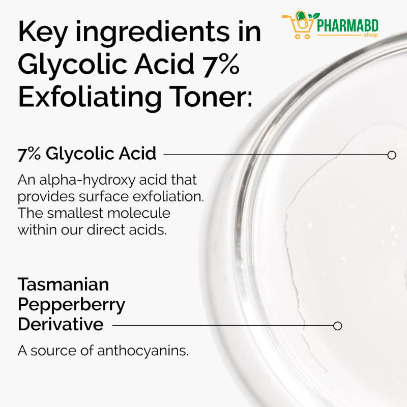 The Ordinary Glycolic Acid 7% Exfoliating Toner, Brightening and Smoothing 240 ml