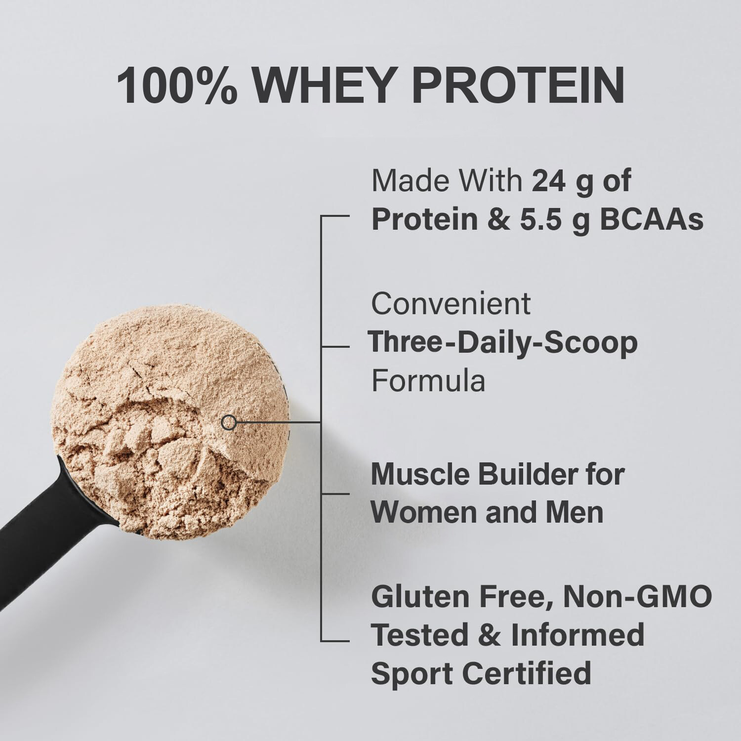 QIUMI Whey Protein Powder Strawberry 200 grams