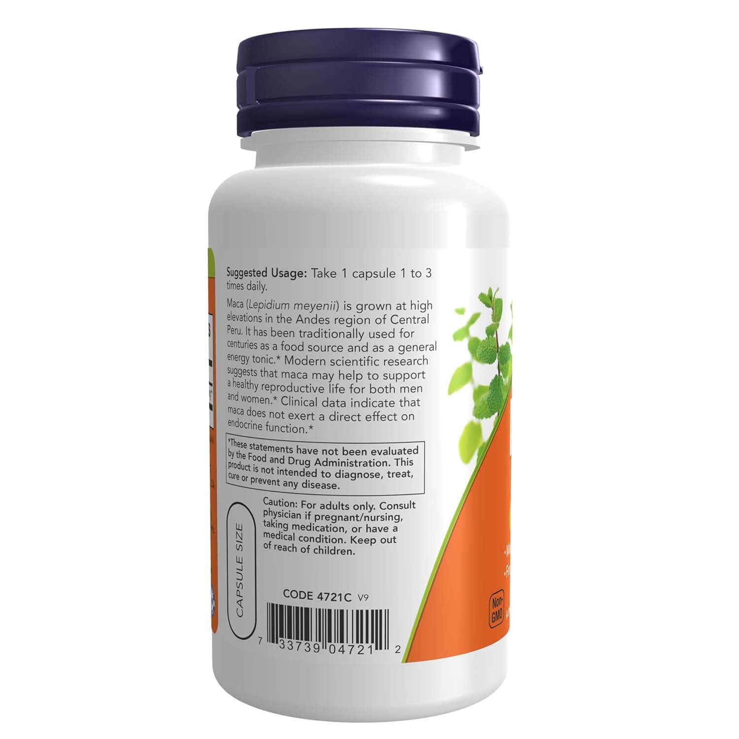 NOW Foods, Maca 500 mg, For Men and Women, 100 VegCaps