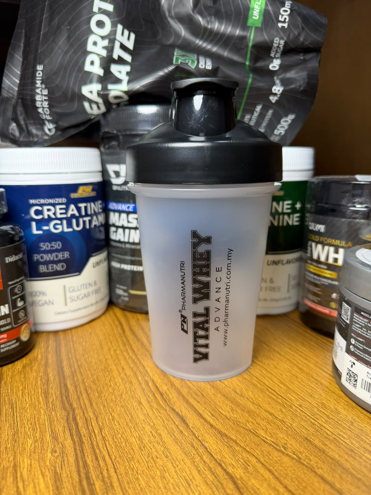Muscle Fit BPA-Free Protein Shaker 400 ml