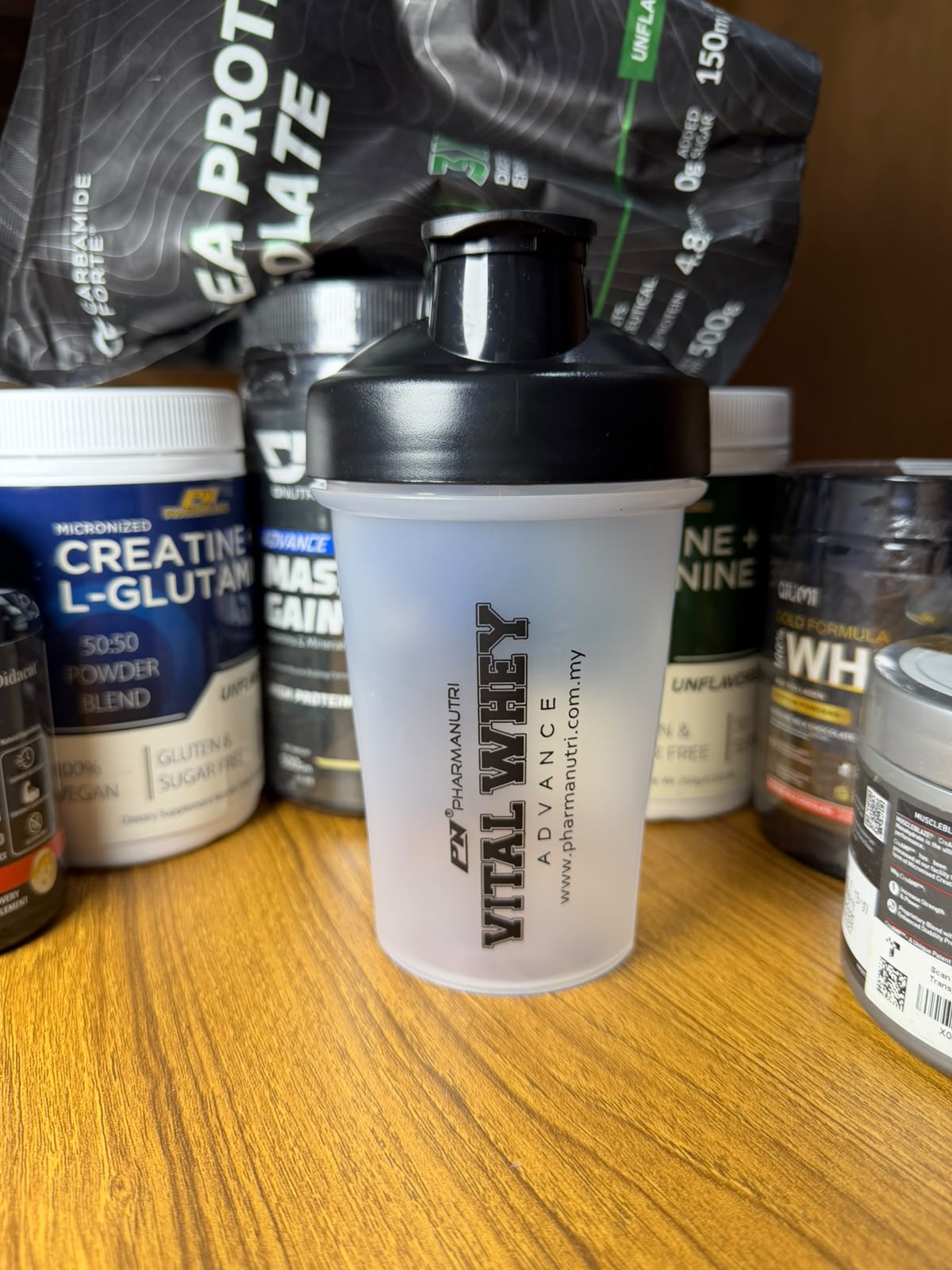 Muscle Fit BPA-Free Protein Shaker 400 ml