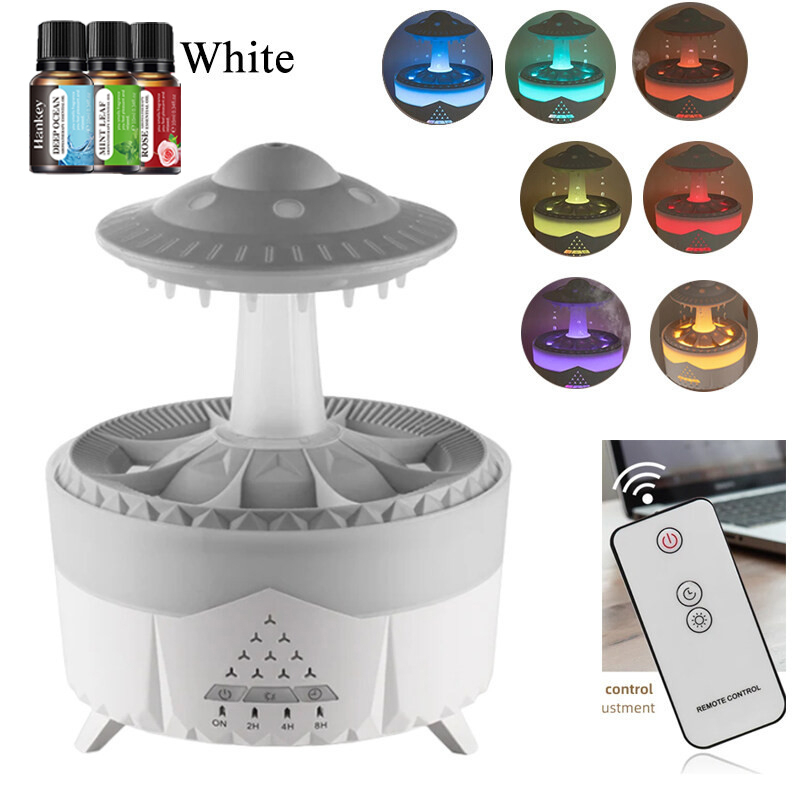 UFO Raindrop Humidifier Water Drop Air USB Aromatherapy