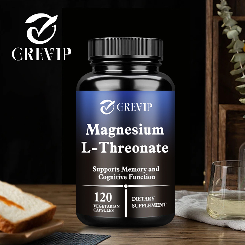 Grevip Magnesium L-Threonate Brain Health & Cognitive Function Support 120 Capsules