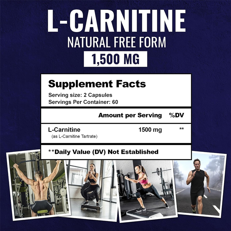 Xemenry L-Carnitine Tartrate, 1500 mg, 120 Capsules