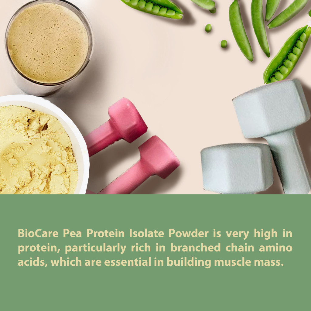 Biocare Pea Protein Isolate powder, 400 grams