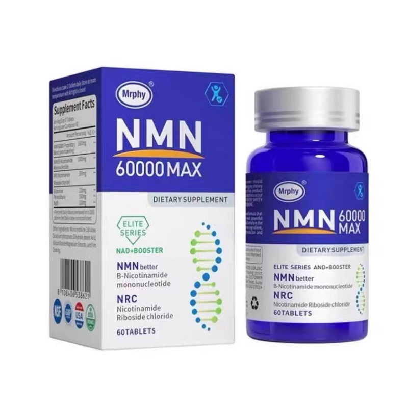Mrphy NMN 60000 MAX Nicotinamide Mononucleotide Supplement 60 Tablets