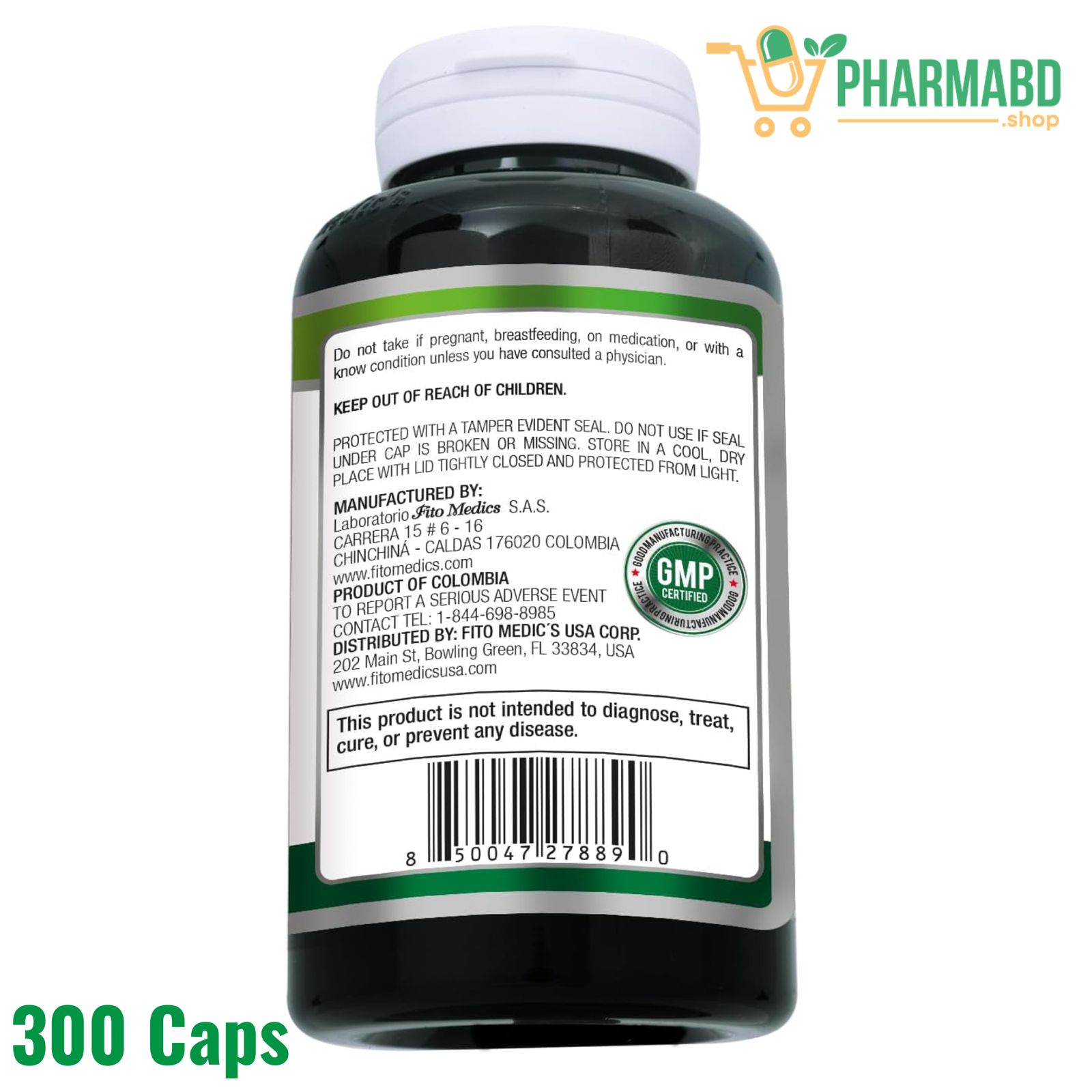 FITO MEDIC'S Lab Black Cohosh Supplement 300 Capsules