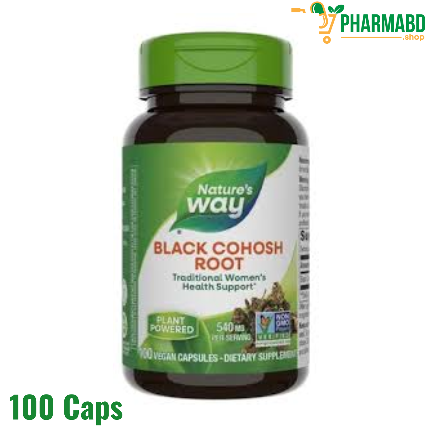 Nature's Way Herbs Black Cohosh Root 100 Capsules