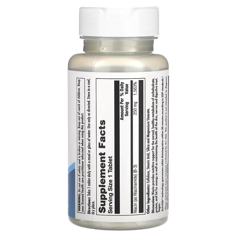 Kal Niacinamide 250 Mg, 100 Tablets