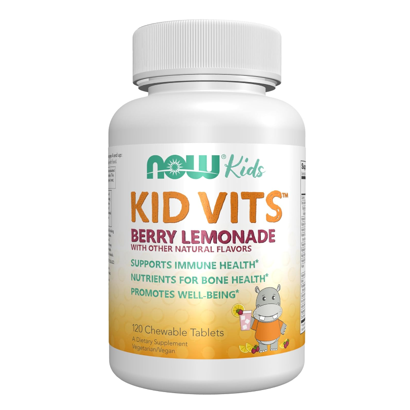 NOW Foods, Kid Vits, Berry Lemonade, 120 Chewable Tablets