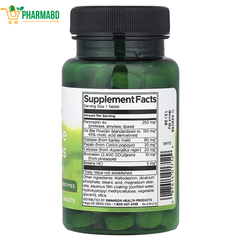 Swanson Digestive Enzymes Supplement, 90 Tablets