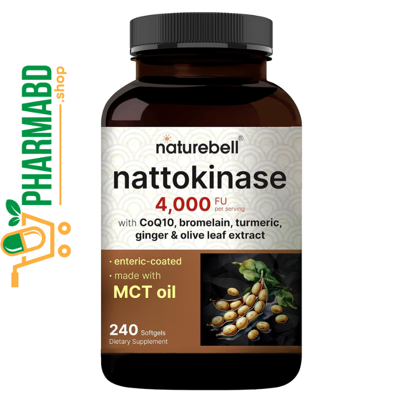 NatureBell Nattokinase 4,000 FU, 240 Softgels