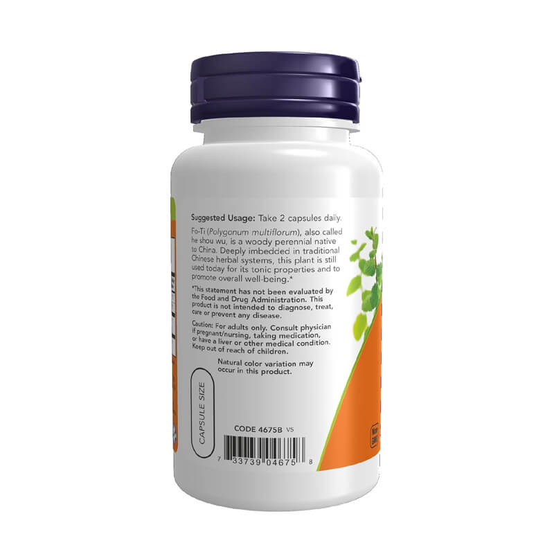 NOW Foods, Fo-Ti (Polygonum multiflorum) 560 mg, 100 VegCaps