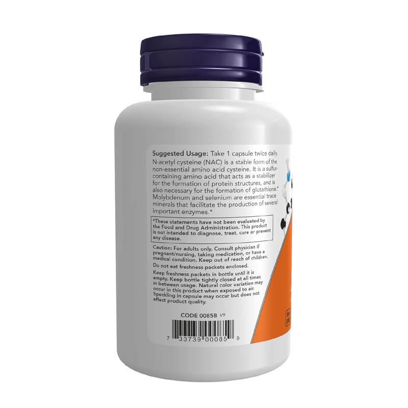 NOW Foods, NAC With Selenium, 100 Caps