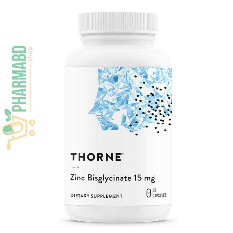 Thorne, Zinc Bisglycinate, 15 mg, 60 Caps