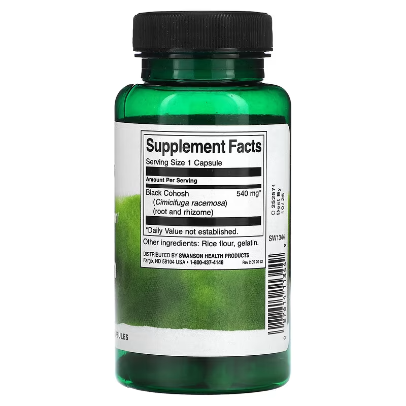 Swanson Full Spectrum® Black Cohosh, 540 mg, 60 Capsules