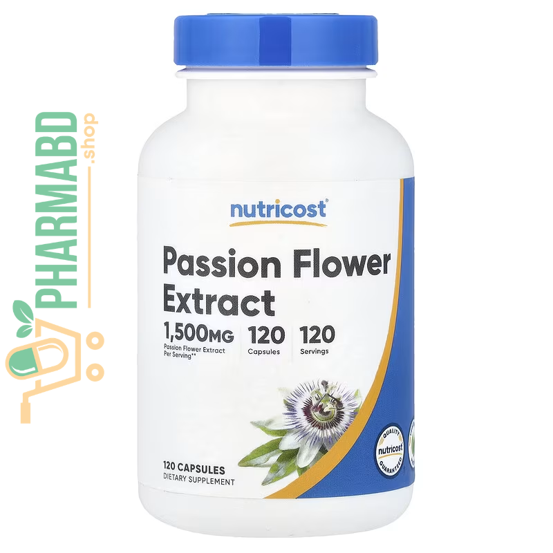Nutricost, Passion Flower Extract, 1,500 mg, 120 Caps