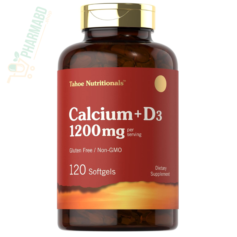 Carlyle Calcium 1200 mg with Vitamin D3, 120 Softgels