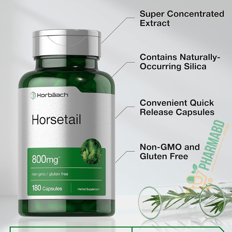 Horbäach Horsetail Supplement, 180 Capsules