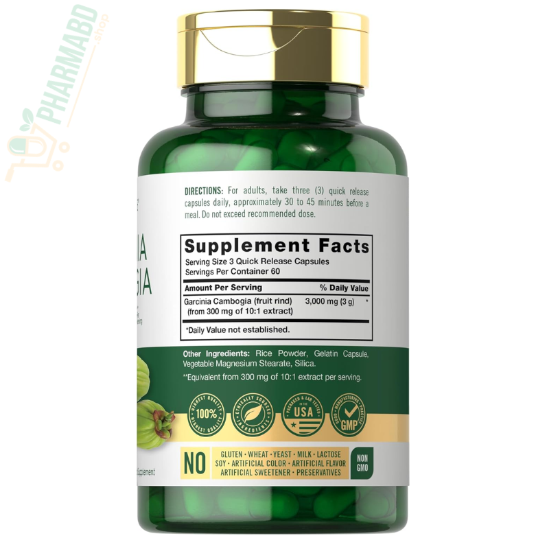 Carlyle Garcinia Cambogia Extract, 180 Caps