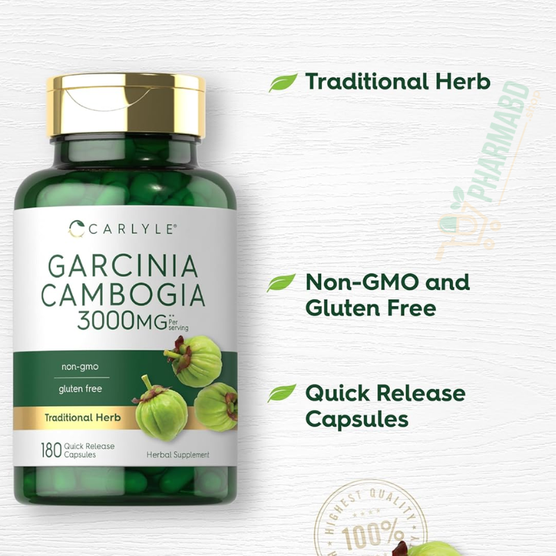 Carlyle Garcinia Cambogia Extract, 180 Caps