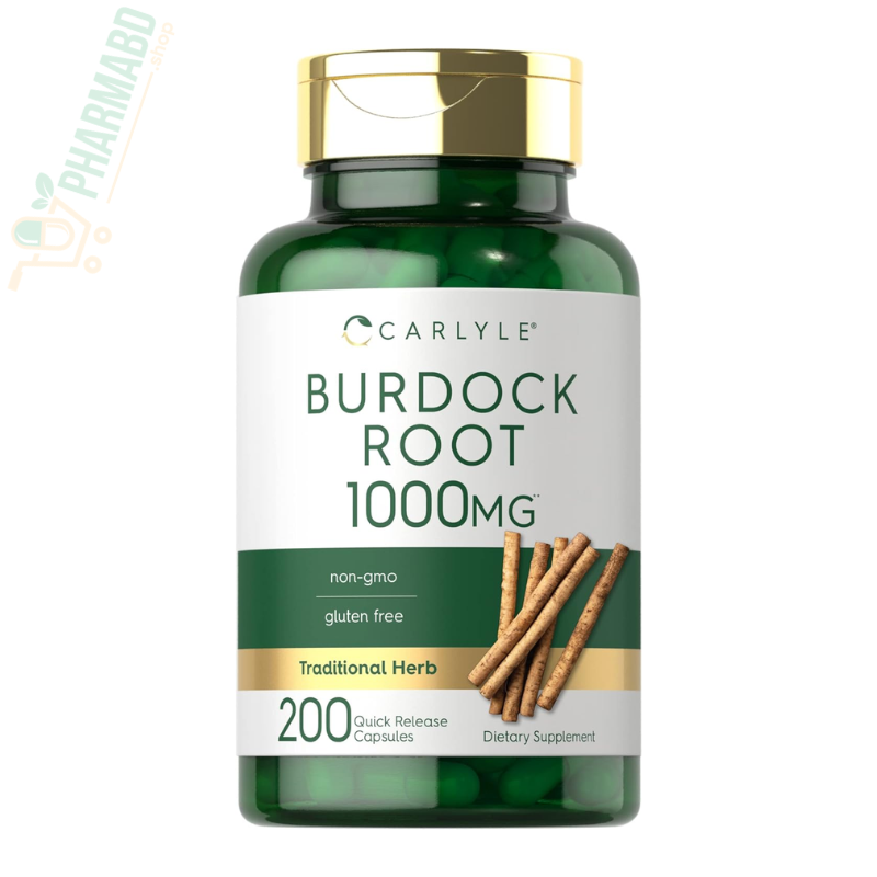Carlyle Burdock Root Supplement, 200 Capsules