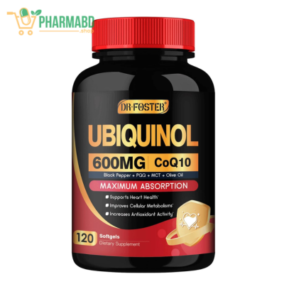 DRFOSTER Ubiquinol CoQ10 600 mg, 120 Softgels