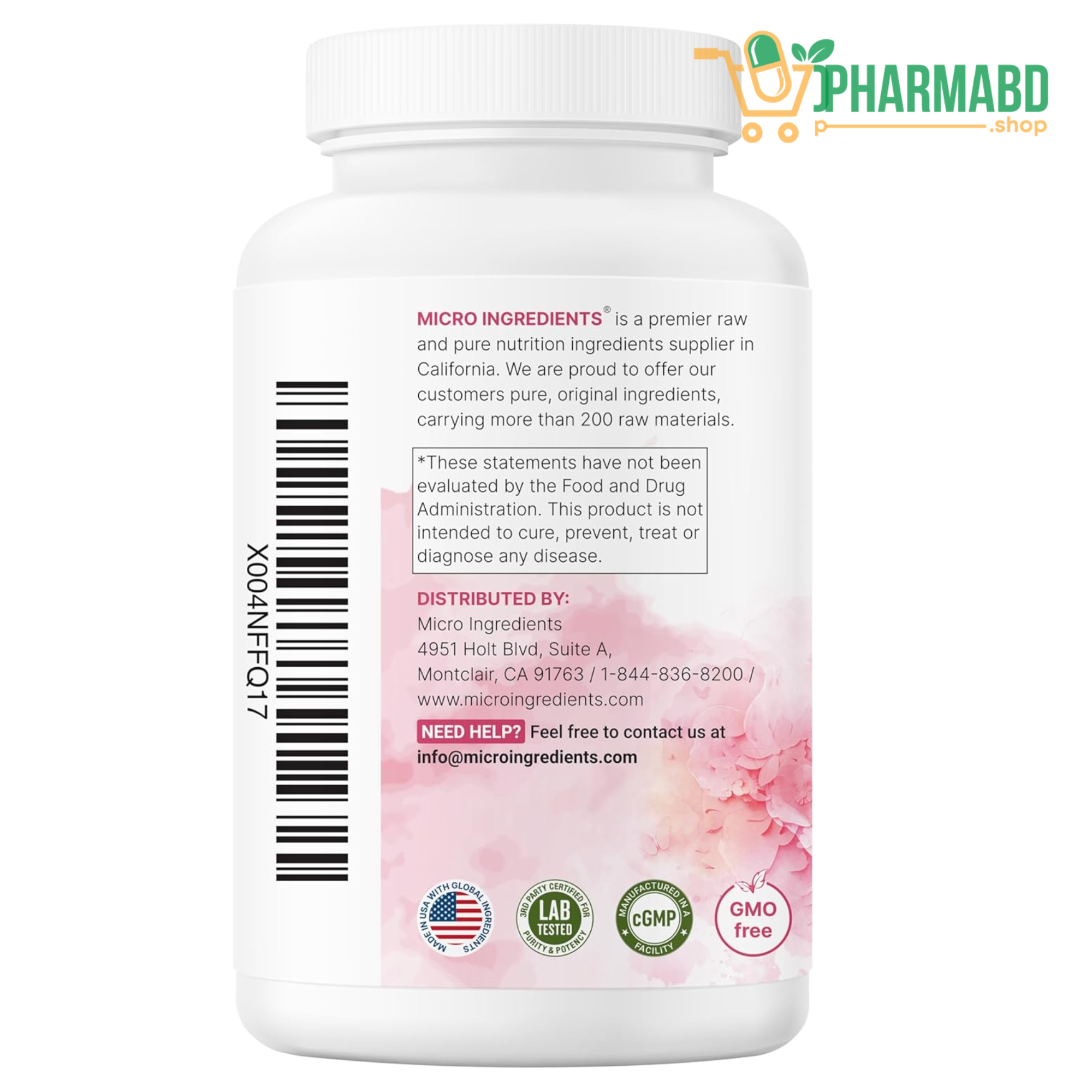 Microingredients Myo-Inositol & D-Chiro Inositol 2,050 mg, 240 Veg Caps